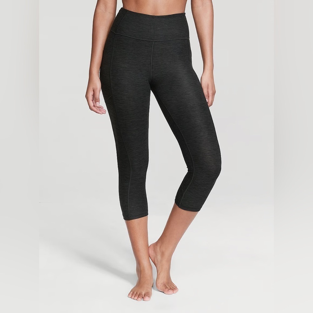 Victoria's Secret Dark Grey Cropped Leggings - New - Size XXL